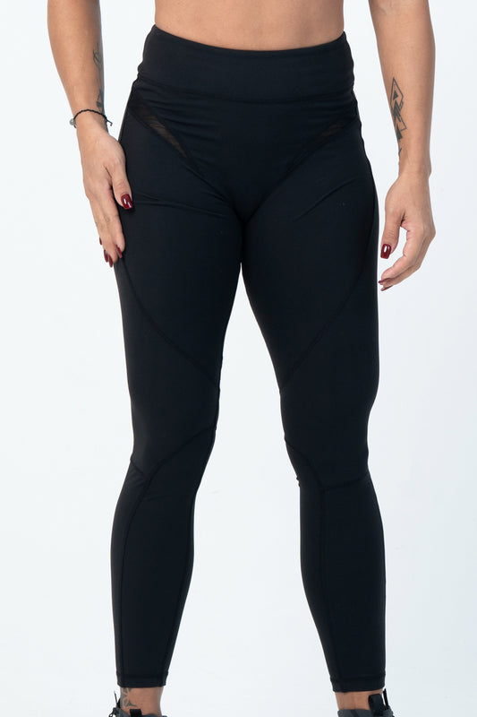 Leggings with mesh