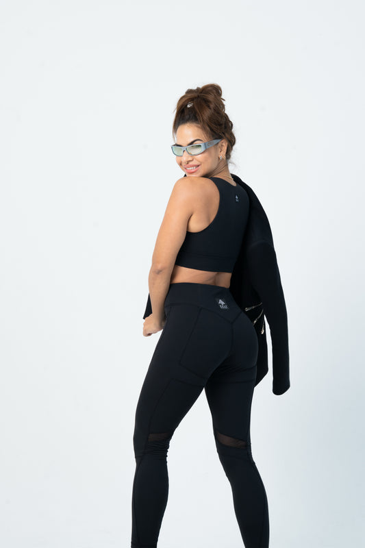 Athletic Chic Cut-Out Activewear Set