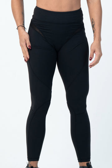 Leggings with mesh