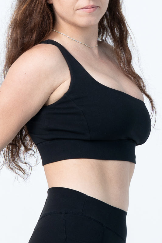 One Shoulder Sports Bra